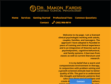 Tablet Screenshot of drfardis.com